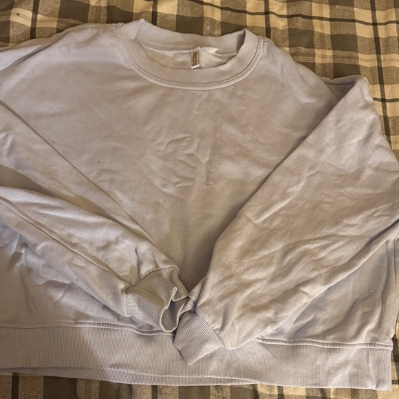 H&M Tops - HM DIVIDED Light Blue Sweatshirt